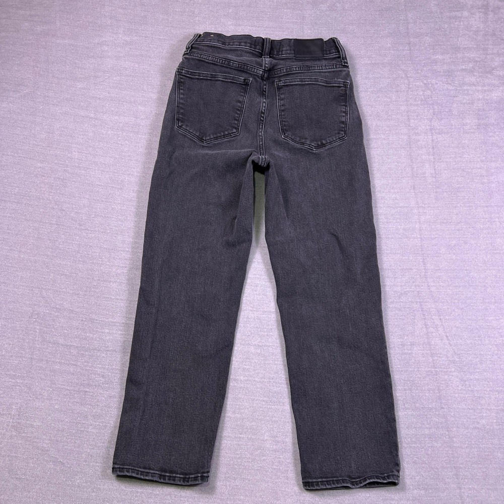 Madewell Classic Straight Jeans Womens Size 26 Black Denim